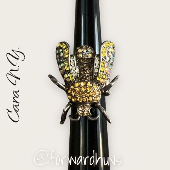 Cara NY Bumblebee Stretch Ring Size 7 - 12 - Picture 1 of 10